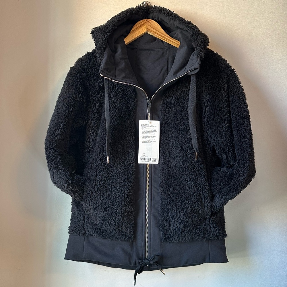 Lululemon Warm Restore Sherpa Full Zip Women’s Size XS New With Tags